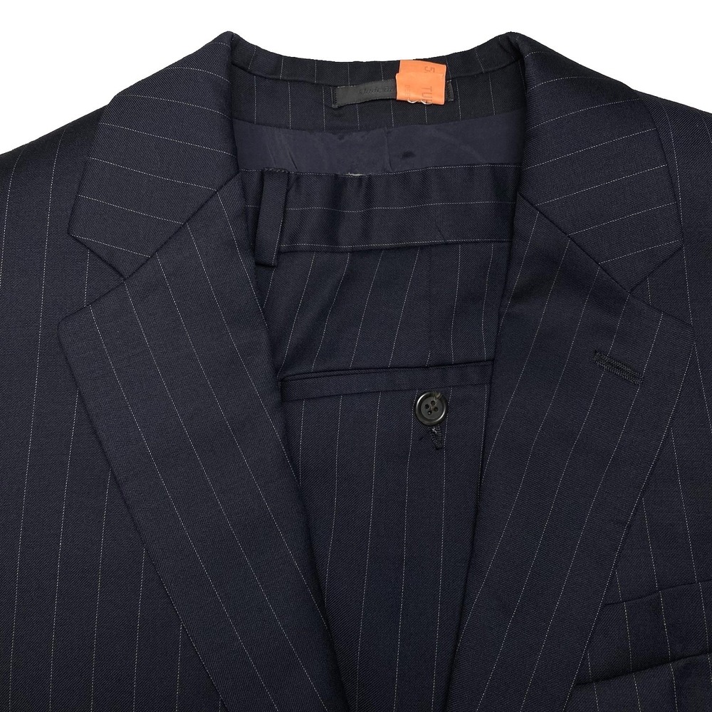 Lauren Ralph Lauren Suit 38R (33x31 Cuffed) 2B1V Navy Stripe